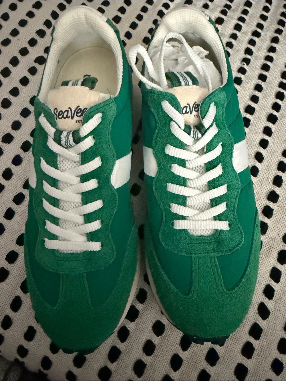 SeaVees “grass green” “Acorn” Women's Sneakers - Picture 5 of 8